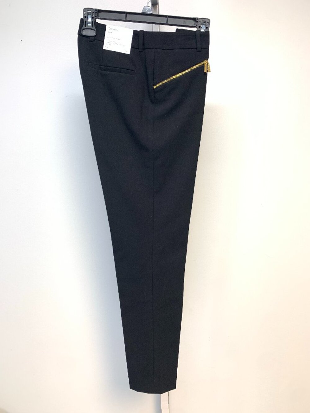 New NWT Calvin Klein Women's Size 2 Elegant Black Cropped Pant